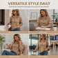Bestseller🏆🧥 Ribbed Hooded Knit Top – Timeless Silhouette & All-Day Comfort for Every Occasion