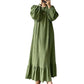 🏆Bestseller 👗 Flowing Ruffle Maxi Gown – Timeless Vintage Charm with Modern Breathable Comfort