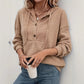 Bestseller🏆🧥 Ribbed Hooded Knit Top – Timeless Silhouette & All-Day Comfort for Every Occasion