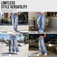Bestseller🏆👖 Distressed Wide‑Leg Denim Pants – Conceal Leg Shape Imperfections & Durable Craftsmanship for Modern Street Look
