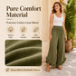 🌸👖New Arrivals - Cotton Linen High-Rise Trousers – Soft Drape & All-Day Comfort for Any Casual Look