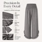 🌸👖New Arrivals - Cotton Linen High-Rise Trousers – Soft Drape & All-Day Comfort for Any Casual Look