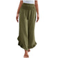 🌸👖New Arrivals - Cotton Linen High-Rise Trousers – Soft Drape & All-Day Comfort for Any Casual Look