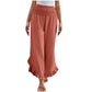 🌸👖New Arrivals - Cotton Linen High-Rise Trousers – Soft Drape & All-Day Comfort for Any Casual Look