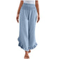 🌸👖New Arrivals - Cotton Linen High-Rise Trousers – Soft Drape & All-Day Comfort for Any Casual Look