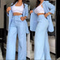 Bestseller🏆👔💕 Blazer & Wide-Leg Pants Set – Timeless Silhouette & All-Day Comfort for Every Look
