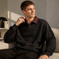 Trending Now⭐🧥 Vintage Faux-Layer Sweatshirt with Collared Design