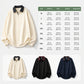 Trending Now⭐🧥 Vintage Faux-Layer Sweatshirt with Collared Design