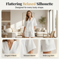 ✨🌺New Arrivals - V‑Neck Top & Wide‑Leg Shorts Set – Lightweight Premium Blend & Draped Silhouette for Vacation or Daily Outing