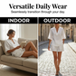 ✨🌺New Arrivals - V‑Neck Top & Wide‑Leg Shorts Set – Lightweight Premium Blend & Draped Silhouette for Vacation or Daily Outing