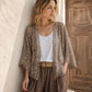 Women's Loose Hollow Lace Cardigan