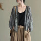 Women's Loose Hollow Lace Cardigan