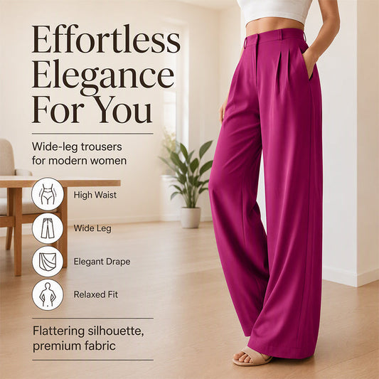 Bestseller🏆👖 Wide Leg Suit Pants – Timeless Silhouette & Effortless Style for Every Occasion