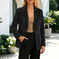 Women's Suede Blazer Jacket