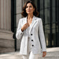 Women's Suede Blazer Jacket