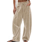 Women’s Casual Relaxed-Fit Drawstring Pants