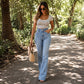 Women's High Waisted Flare Jeans
