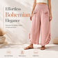 Women's Smocked High Waist Wide Leg Pants