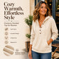 Women's Hoodie Button Down Sweatshirt