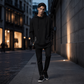 Men's Casual Loose Hooded Sweatshirt