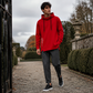 Men's Casual Loose Hooded Sweatshirt