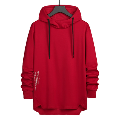 Men's Casual Loose Hooded Sweatshirt
