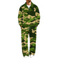 Men's Printed Half-Zip Sweatshirt & Pants Tracksuit Set