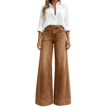 👖Bestseller - Women's Vintage High-Waisted Wide-Leg Jeans