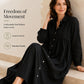 🌸👗New Arrivals - Long Sleeve Maxi Dress in Premium Linen Blend – Versatile 2-in-1 Styling as Dress or Lightweight Layering Piece