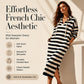 Women's Casual Striped Hoodie Dress