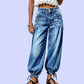 👖✨ Bestseller – High-Waist Barrel Jeans with Stretch for Women