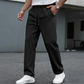 👖 Pull On & Go | Men's Waffle-Knit Drawstring Straight-Leg Pants