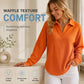 Bestseller🏆🧶 Women's Knit V-Neck Long Sleeve Top