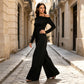 Bestseller🏆Women's Off-Shoulder Wide-Leg Jumpsuit