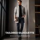 Men's Casual Slim Fit Longline Knit Top