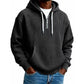 Men's Casual Half-Zip Corduroy Hoodie