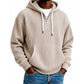 Men's Casual Half-Zip Corduroy Hoodie