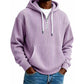 Men's Casual Half-Zip Corduroy Hoodie