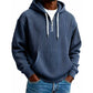 Men's Casual Half-Zip Corduroy Hoodie