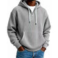 Men's Casual Half-Zip Corduroy Hoodie