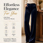 Must-Have🔥👖 High-Waist Velvet Wide-Leg Pants – Soft Drape