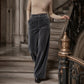 Must-Have🔥👖 High-Waist Velvet Wide-Leg Pants – Soft Drape
