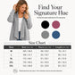 Bestseller🏆🌸Women's Casual Draped Open Front Cardigan