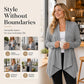 Bestseller🏆🌸Women's Casual Draped Open Front Cardigan