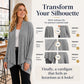 Bestseller🏆🌸Women's Casual Draped Open Front Cardigan