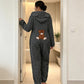 Bestseller🏆🧥 Cozy Hooded Onesie – Cable Knit Warmth