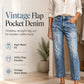 Women's High-Waisted Stretch Straight Leg Jeans