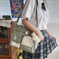 Cute Messenger Bag for Teen Girls with 2 Badges