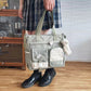 Cute Messenger Bag for Teen Girls with 2 Badges