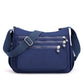 Lightweight Multi-Pocket Nylon Crossbody Bag